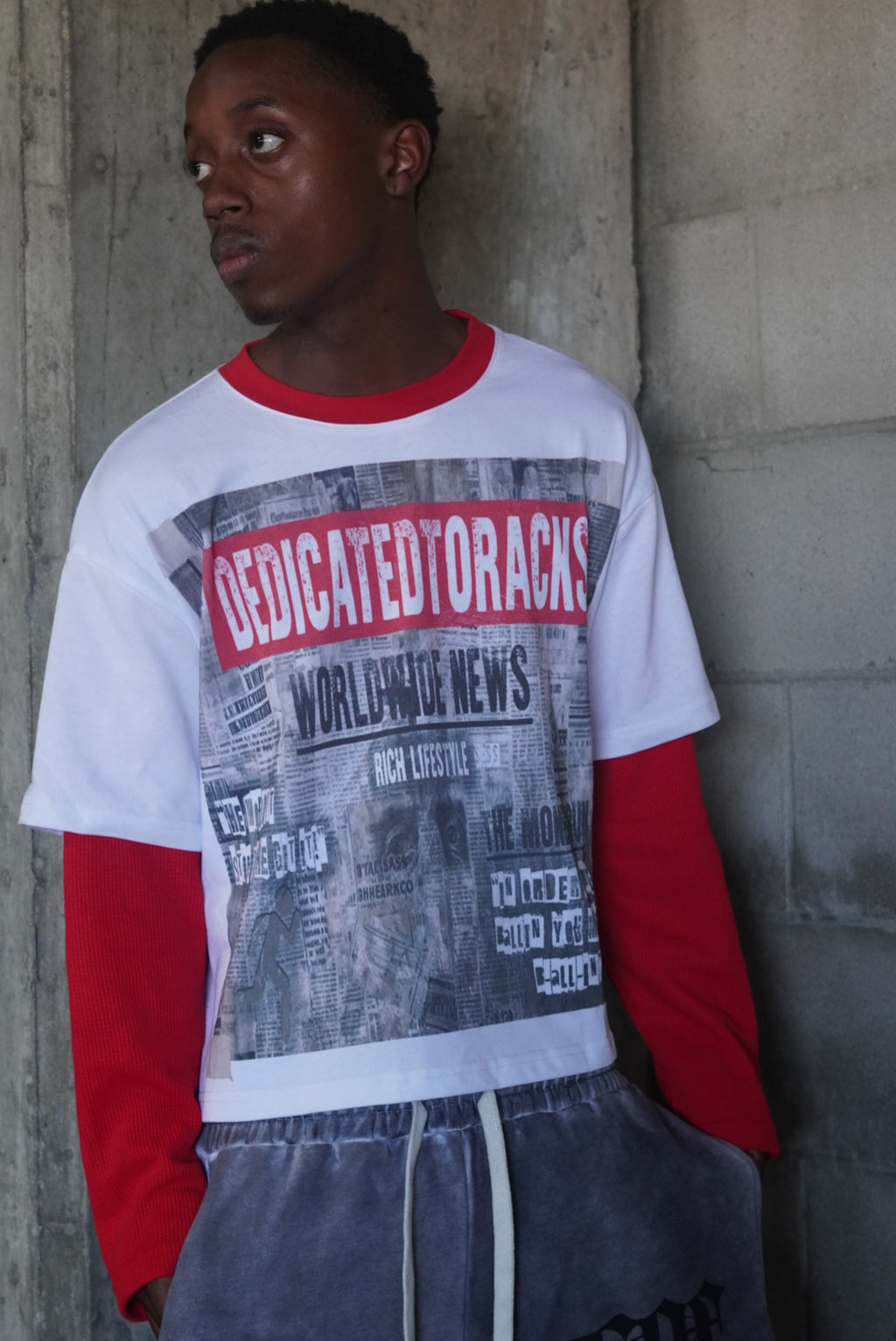 White Money Run Long Sleeve Thermal