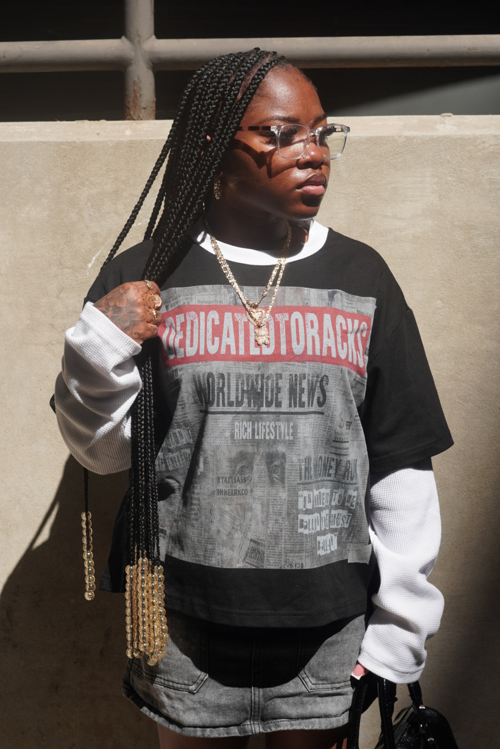 Black Money Run Long Sleeve Thermal